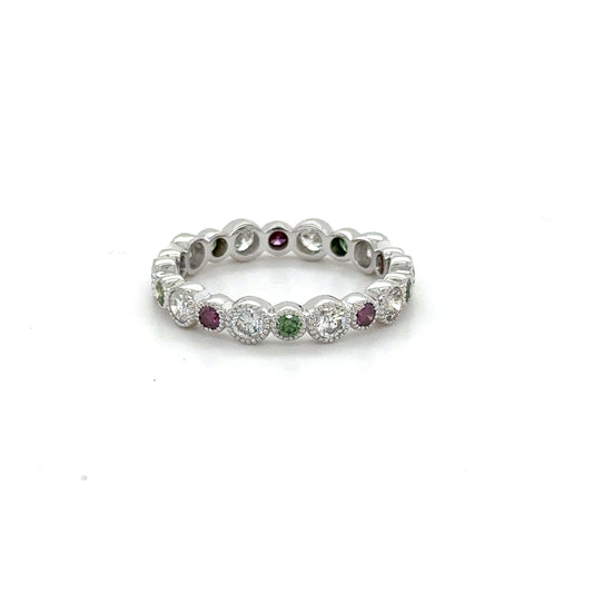 Ruby, Emerald and Diamond Band
