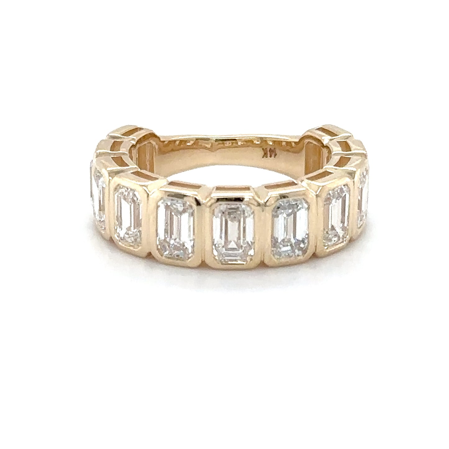 Baguette half Eternity Ring