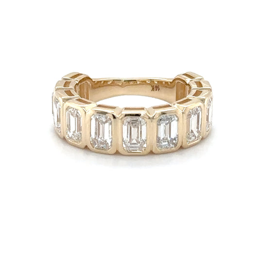Baguette half Eternity Ring