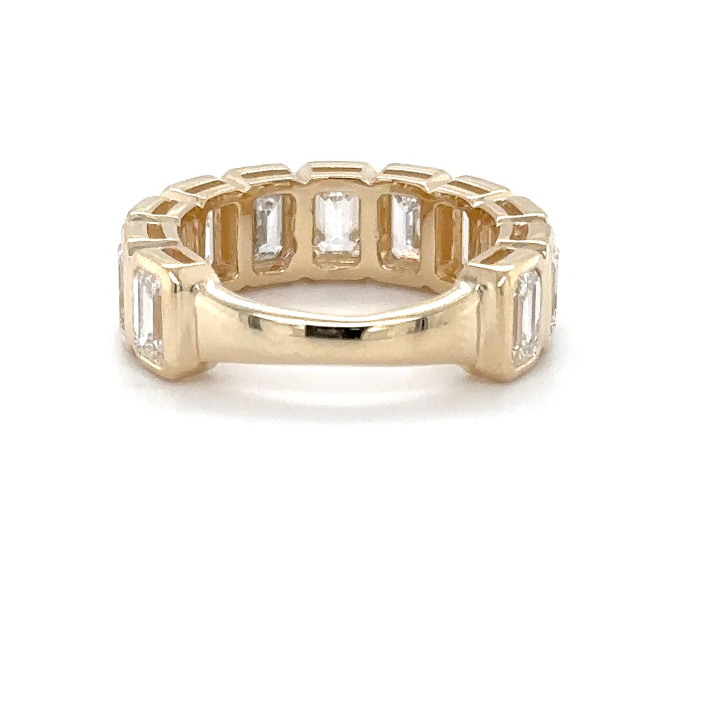 Baguette half Eternity Ring