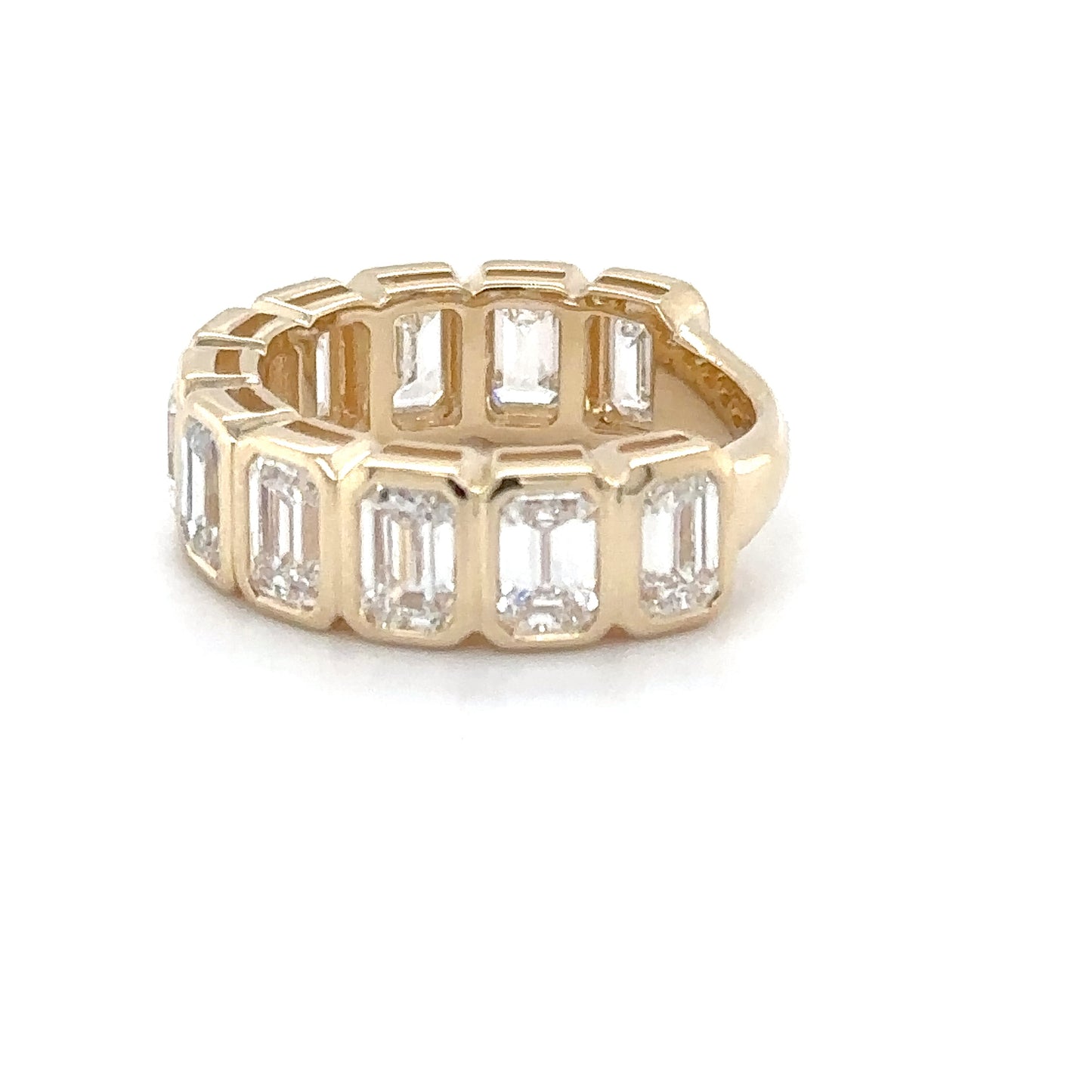 Baguette half Eternity Ring