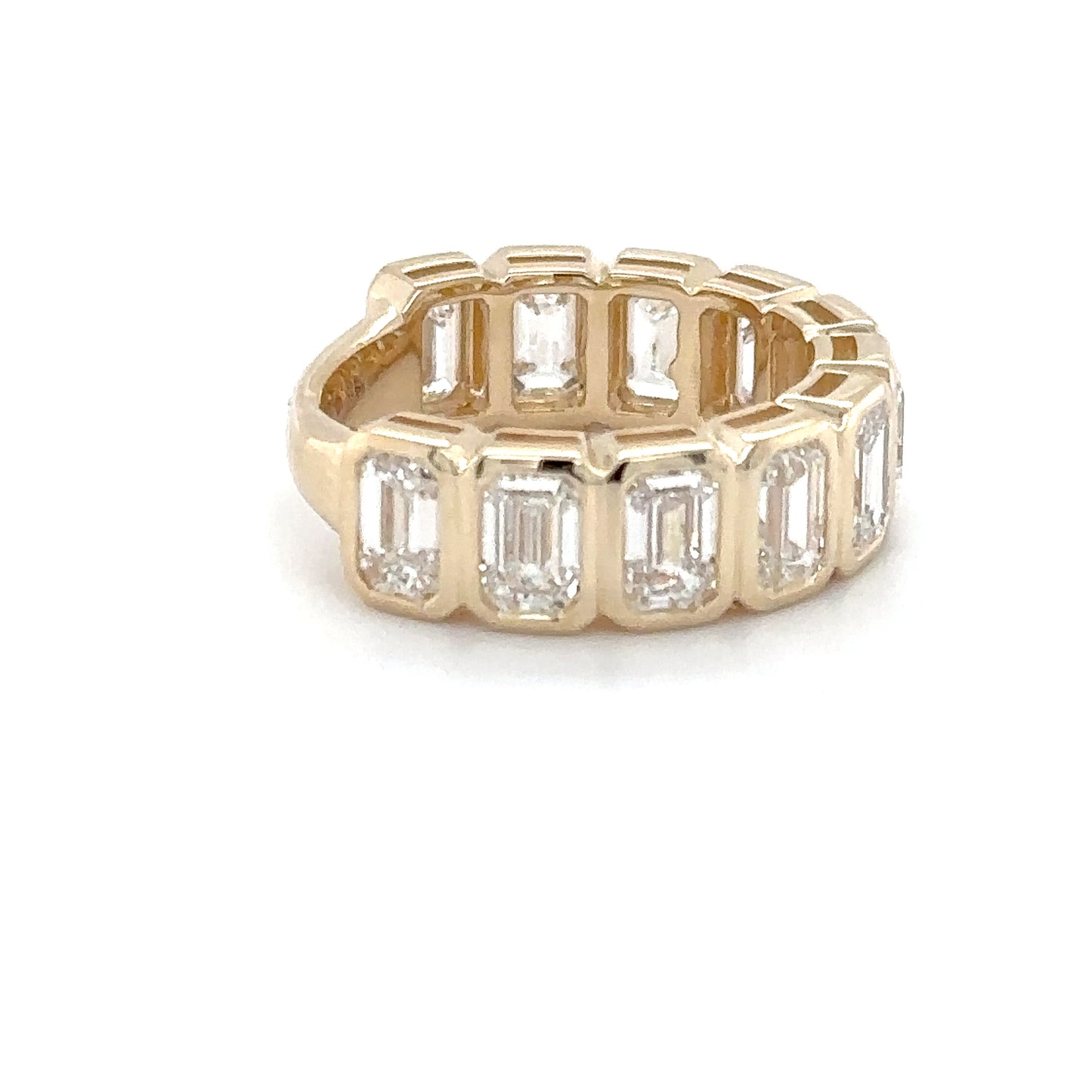 Baguette half Eternity Ring
