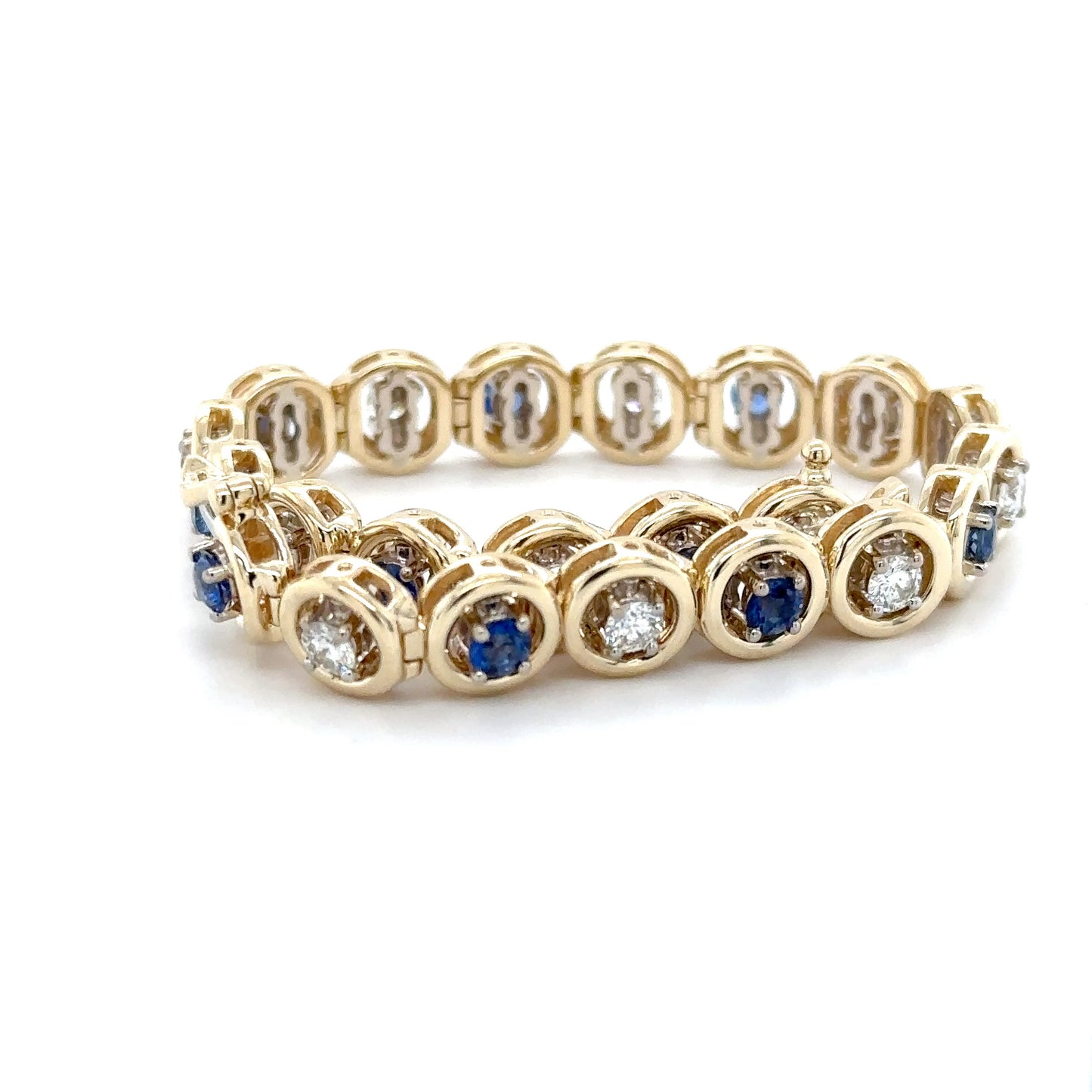 Sapphire and Diamond Bracelet