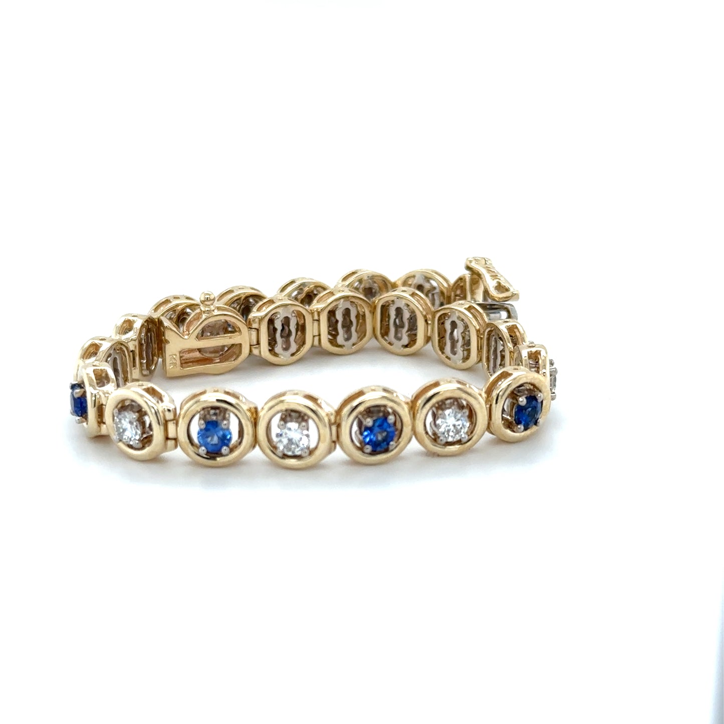 Sapphire and Diamond Bracelet