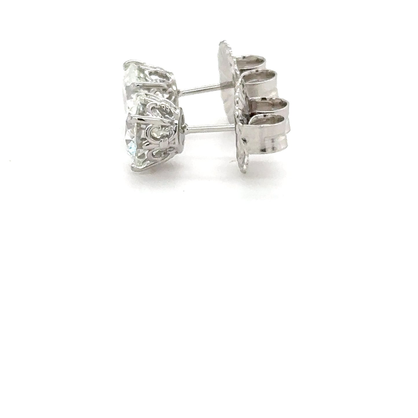 Ornate Diamond Studs