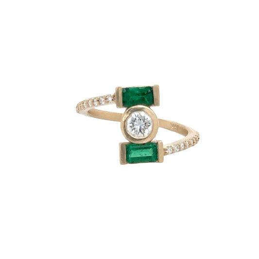 Emerald Frame Ring