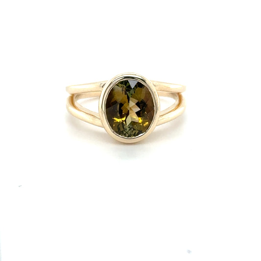 Tourmaline Double Band Ring