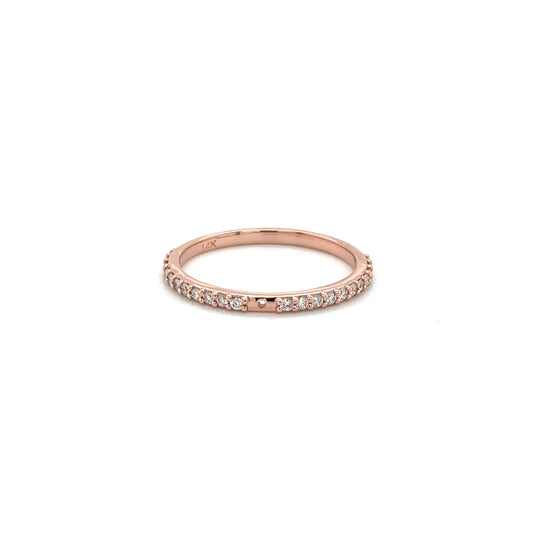 Rose Gold Eternity Ring