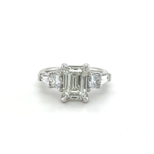 Emerald Cut Diamond Ring