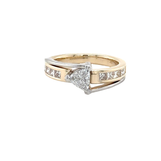 Mixed Metal Diamond Ring