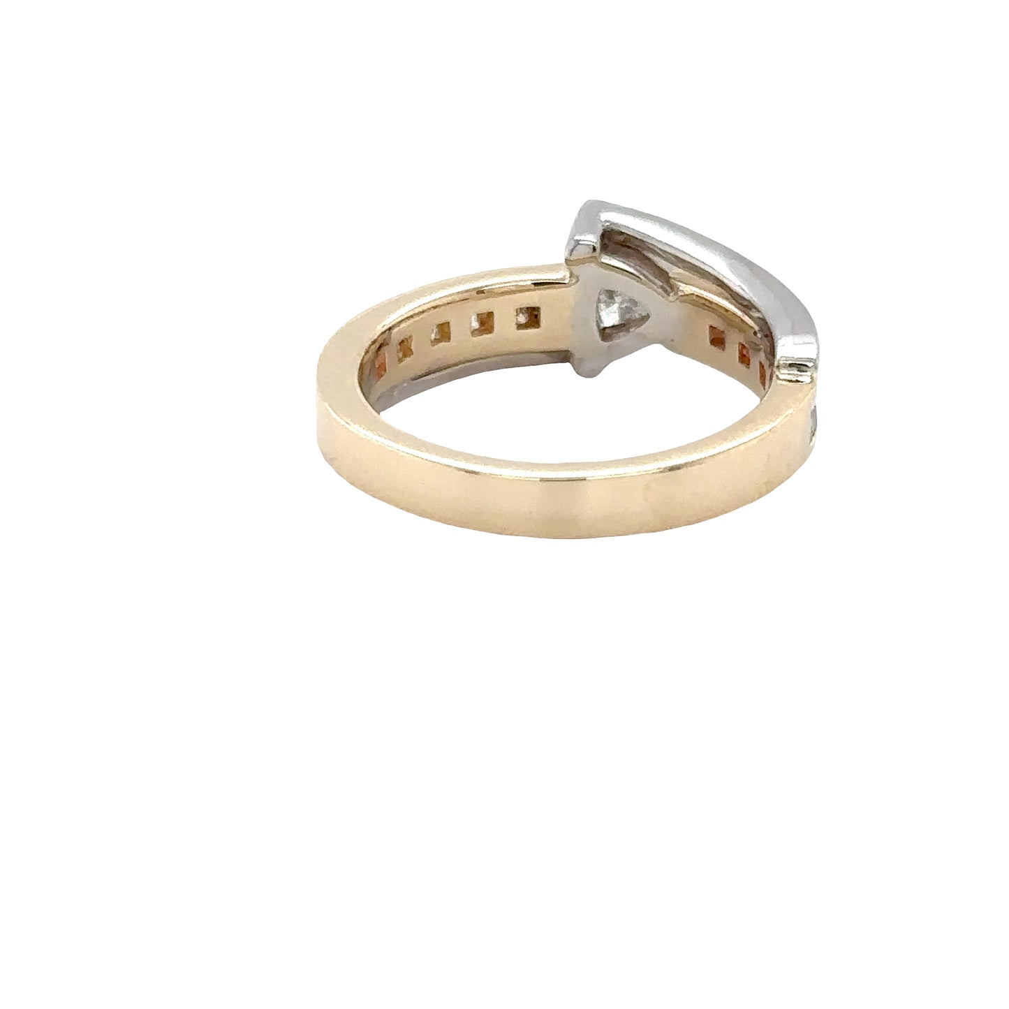Mixed Metal Diamond Ring