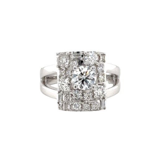 Mixed Diamond Ring