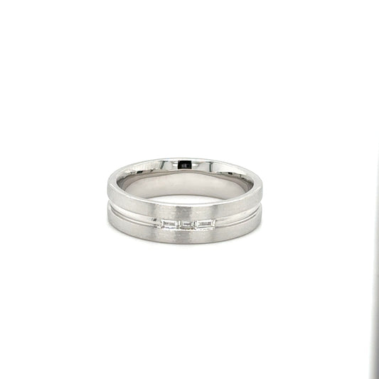 White Gold Men's band