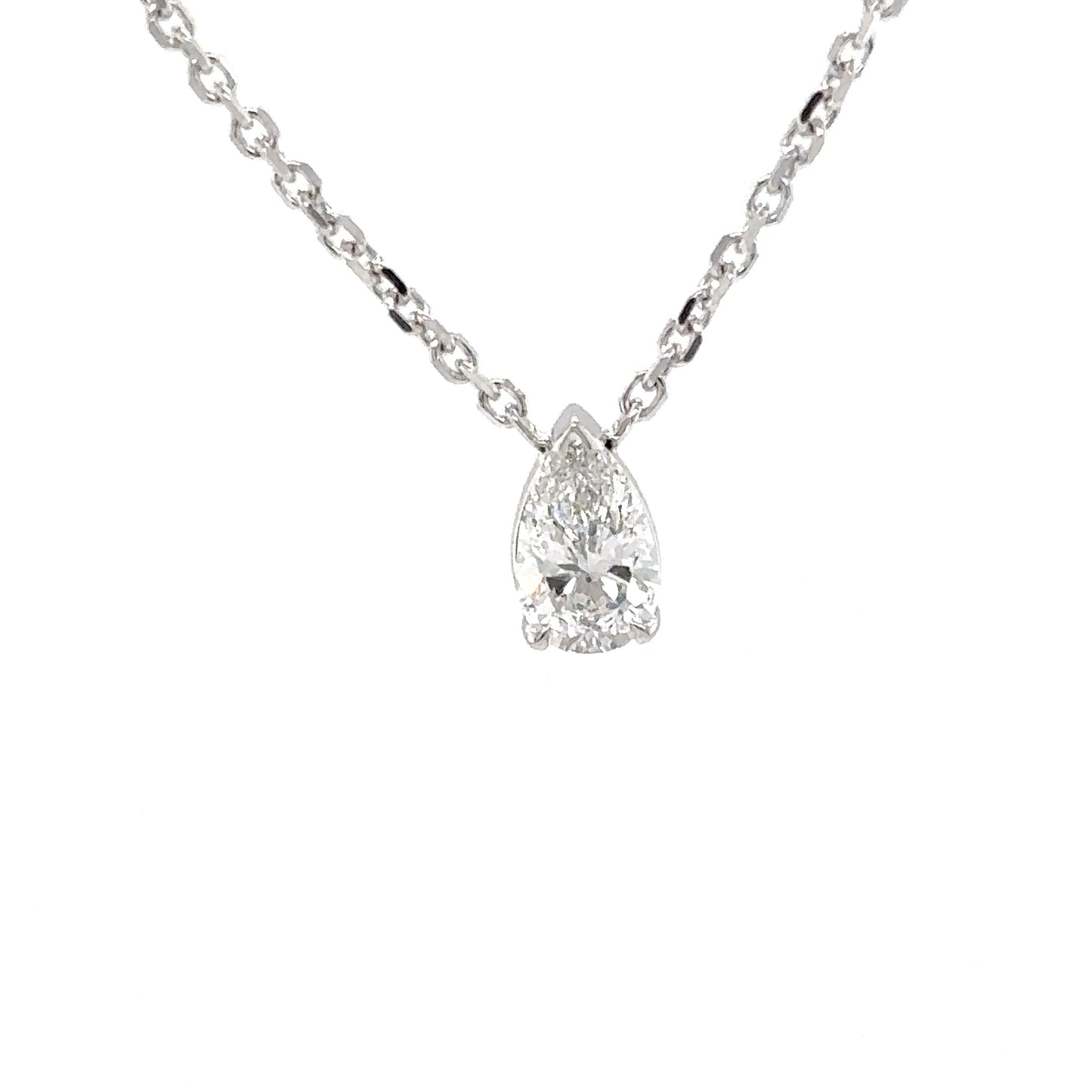 Pear Shape Diamond Pendant