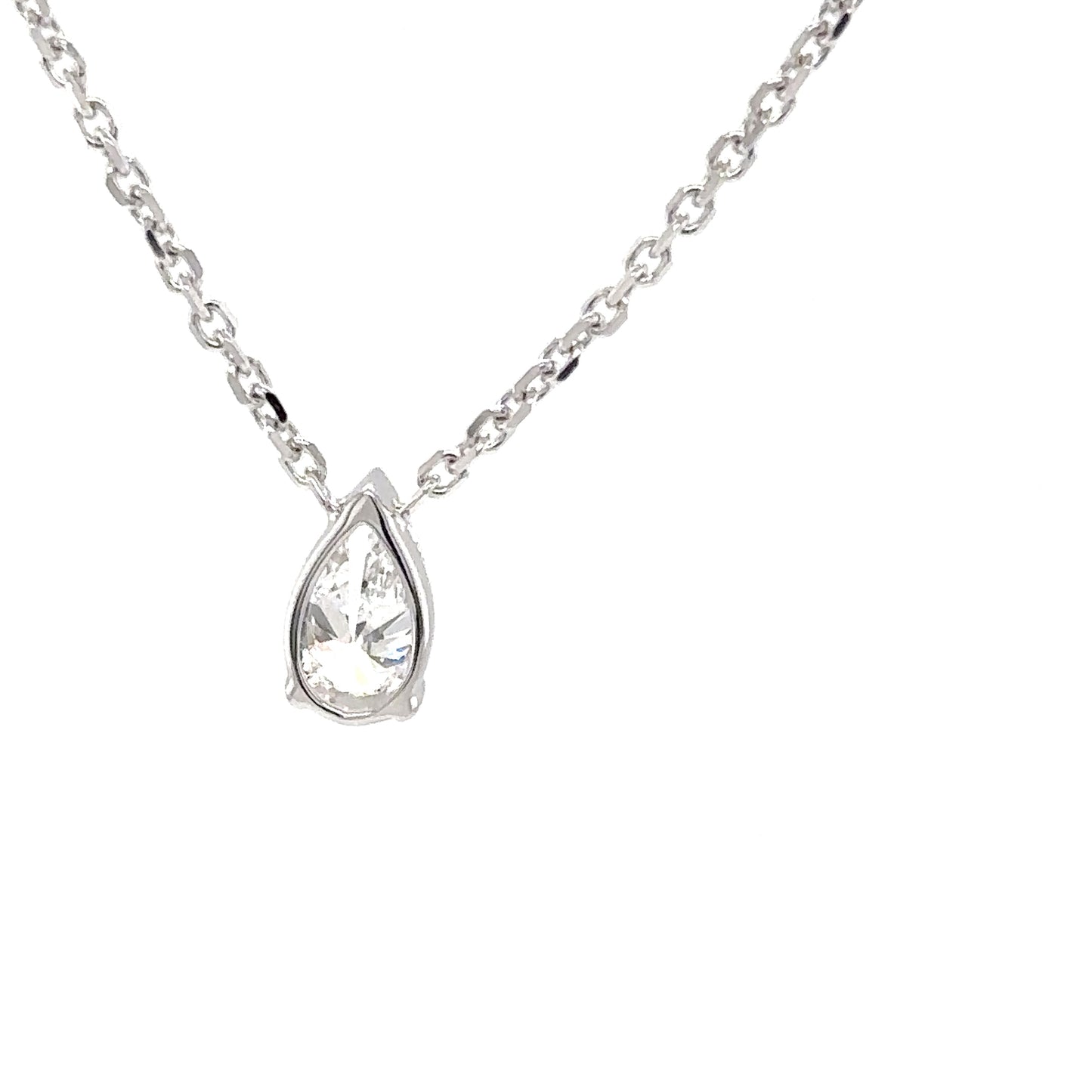 Pear Shape Diamond Pendant
