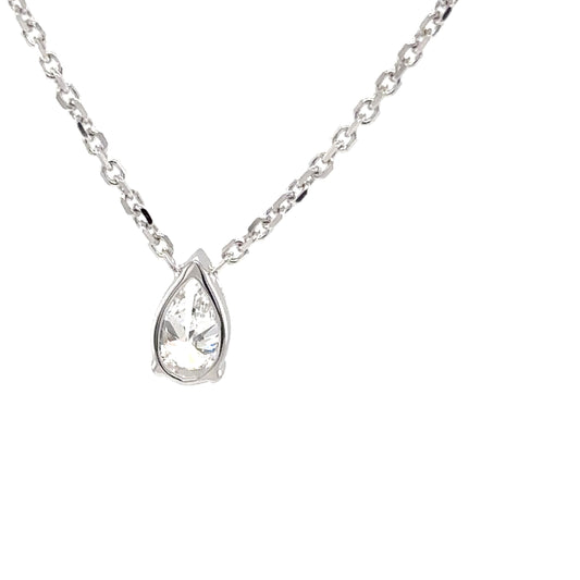 Pear Shape Diamond Pendant