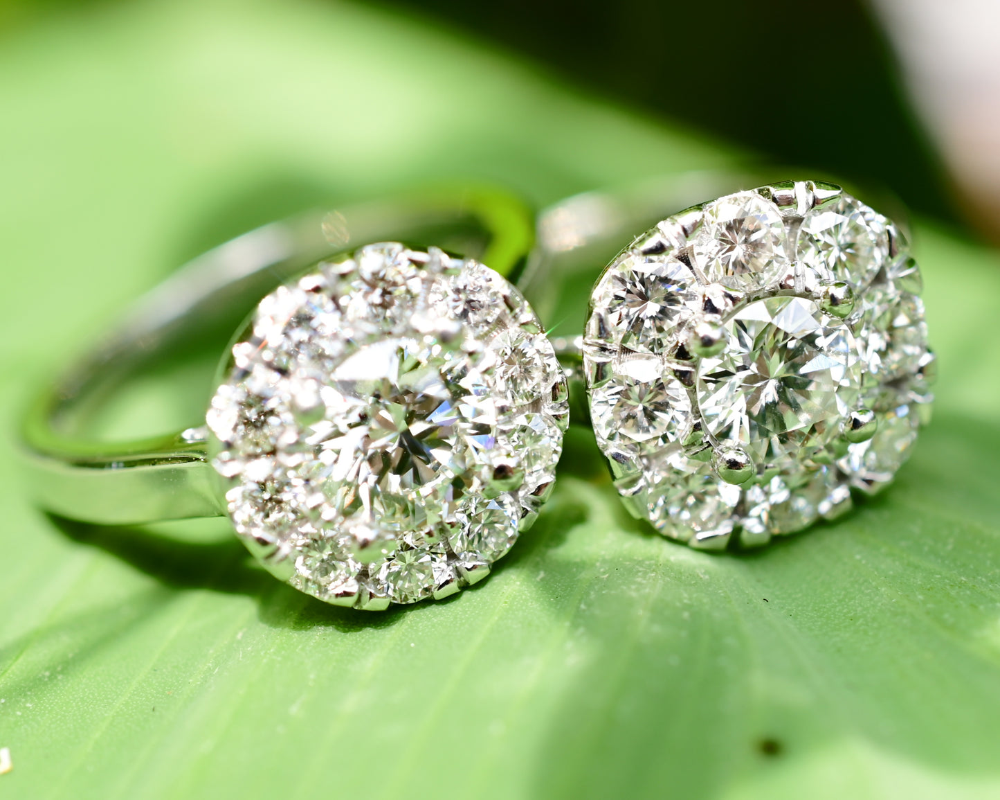 Mother Daughter Diamond Ring Set