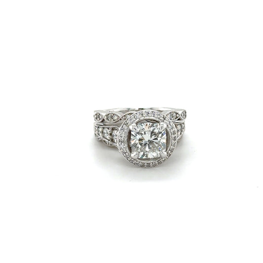 White Gold Diamond Ring Set