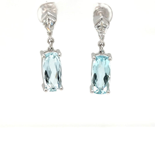 Aquamarine Drop Earrings
