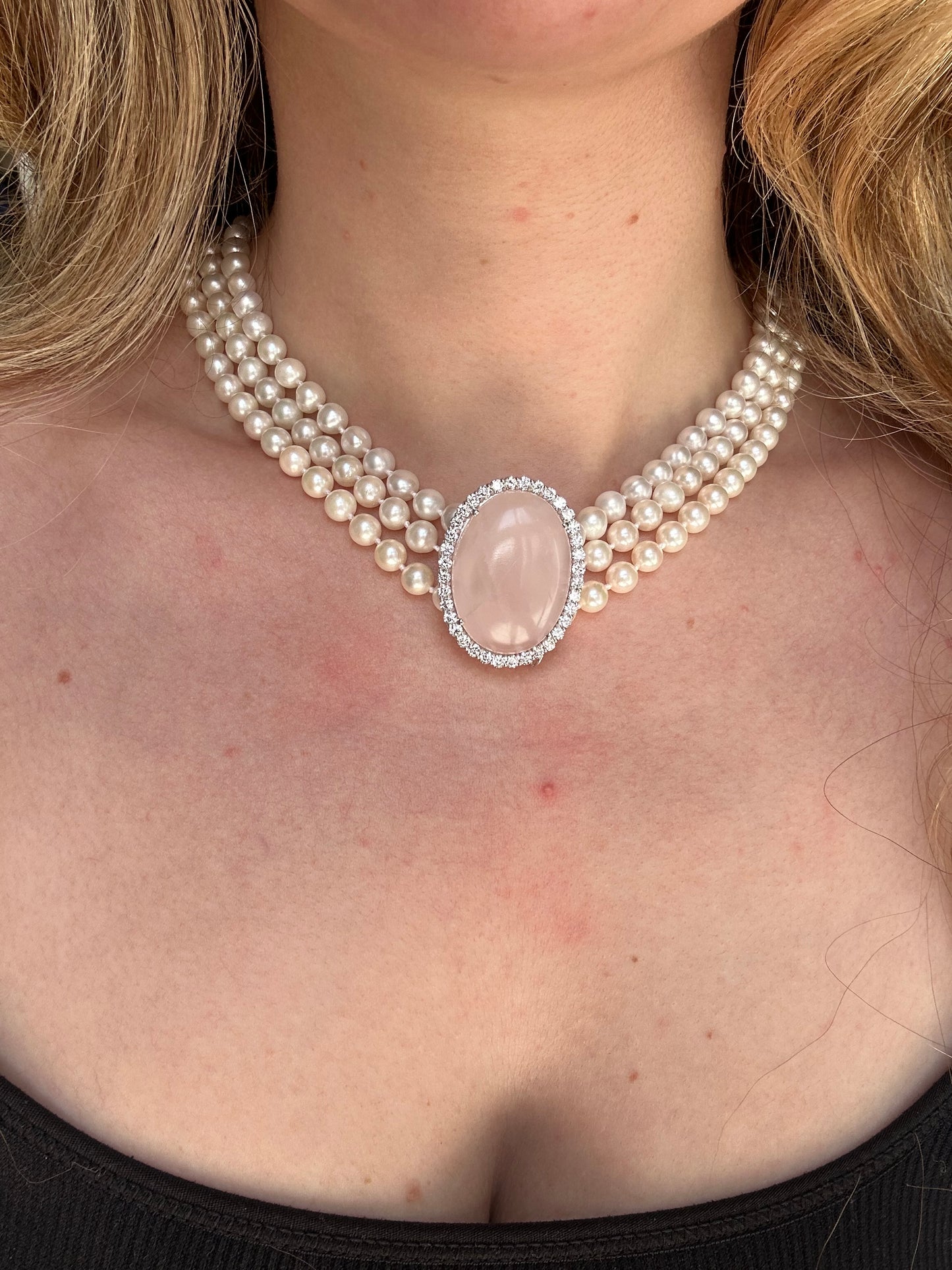 Pearl Multi Strand Necklace