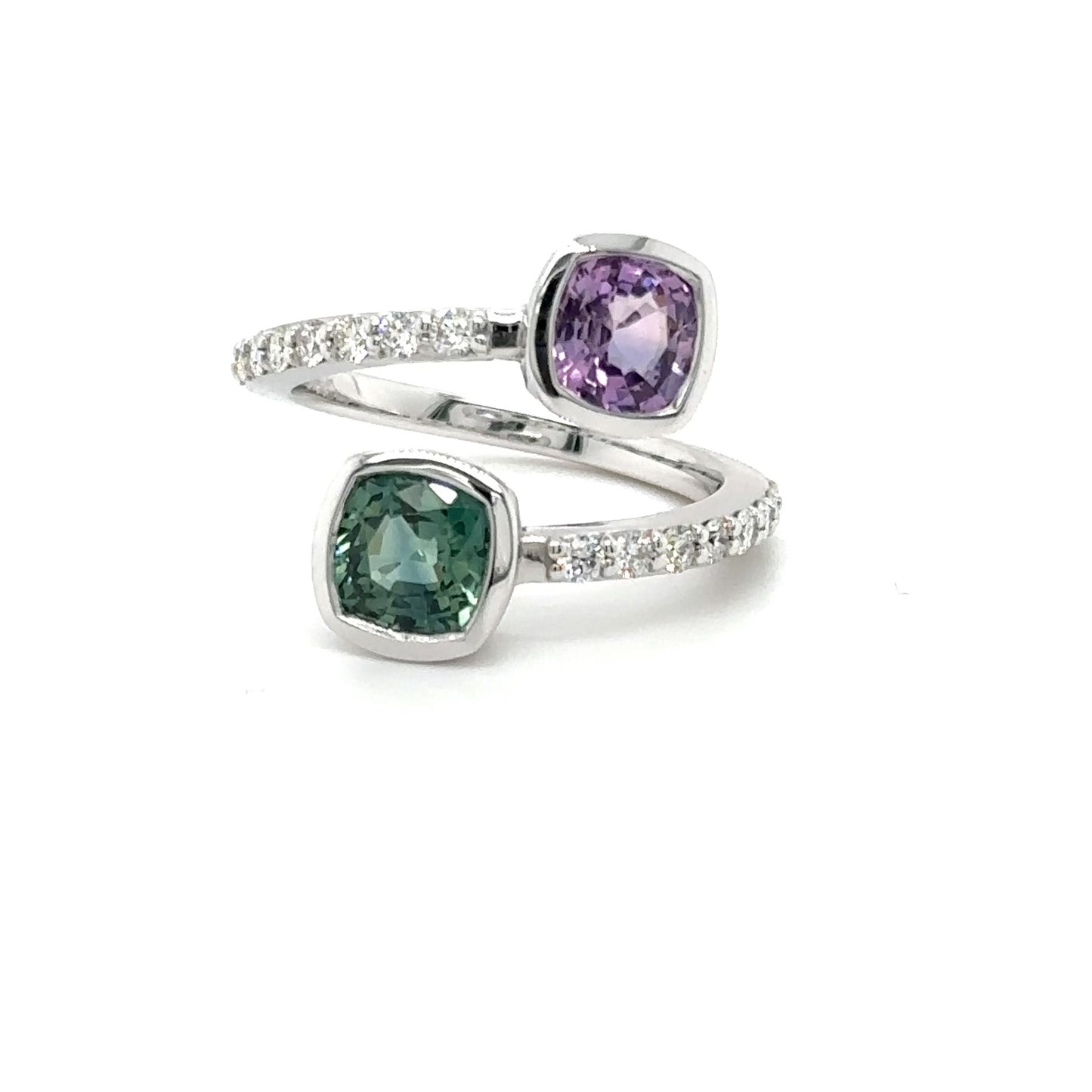 Gemstone and Diamond Ring