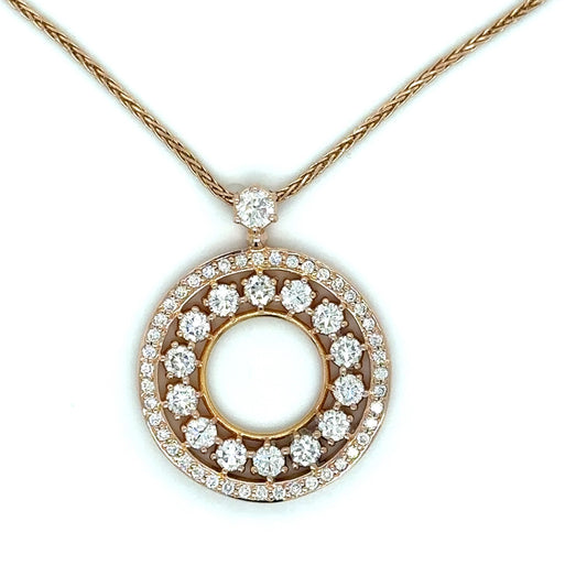 Diamond Circle Necklace