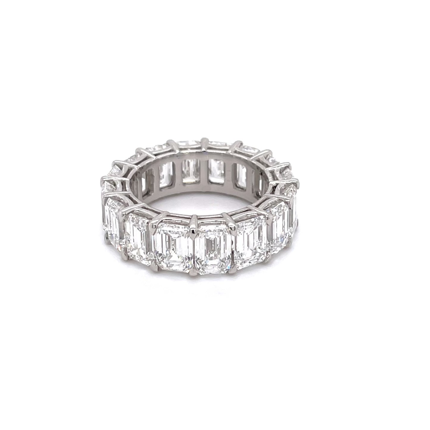 Emerald Cut Diamond Eternity Band