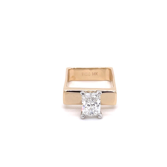 Square Diamond Ring