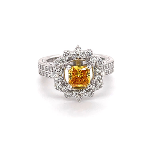 Yellow Diamond Ring