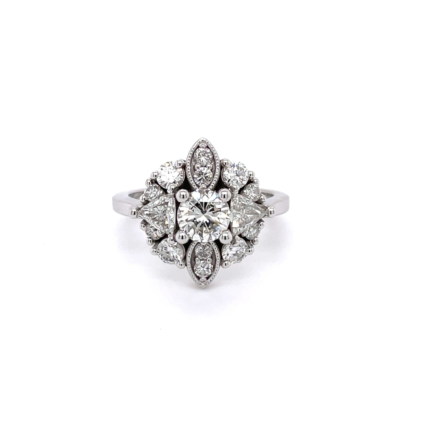 Multi Shaped Diamond Ring