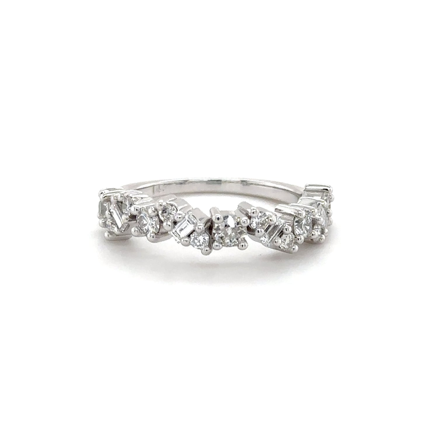 Baguette and Round Diamond Ring