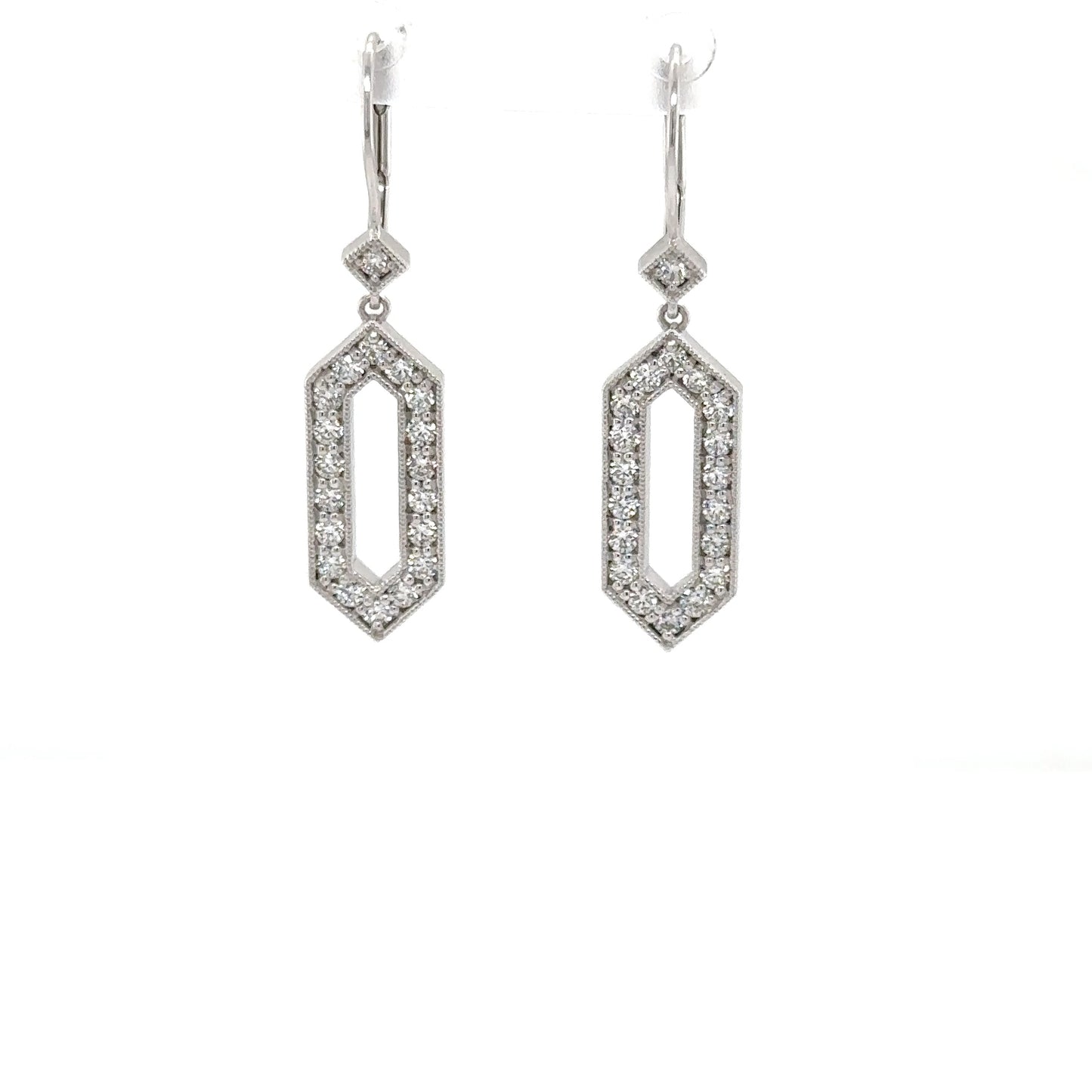 Diamond Drop Earrings