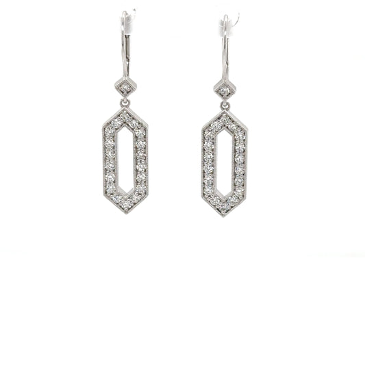 Diamond Drop Earrings