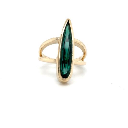 Green Tourmaline Ring